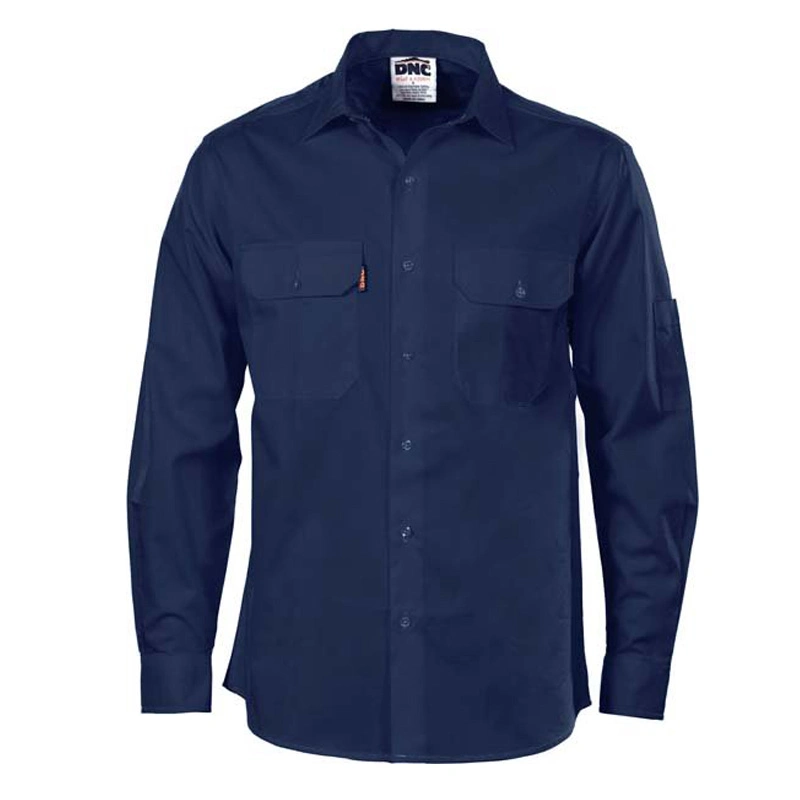 Plus Size Cotton Office Long Sleeve Work Mens Formas Shirts for Men