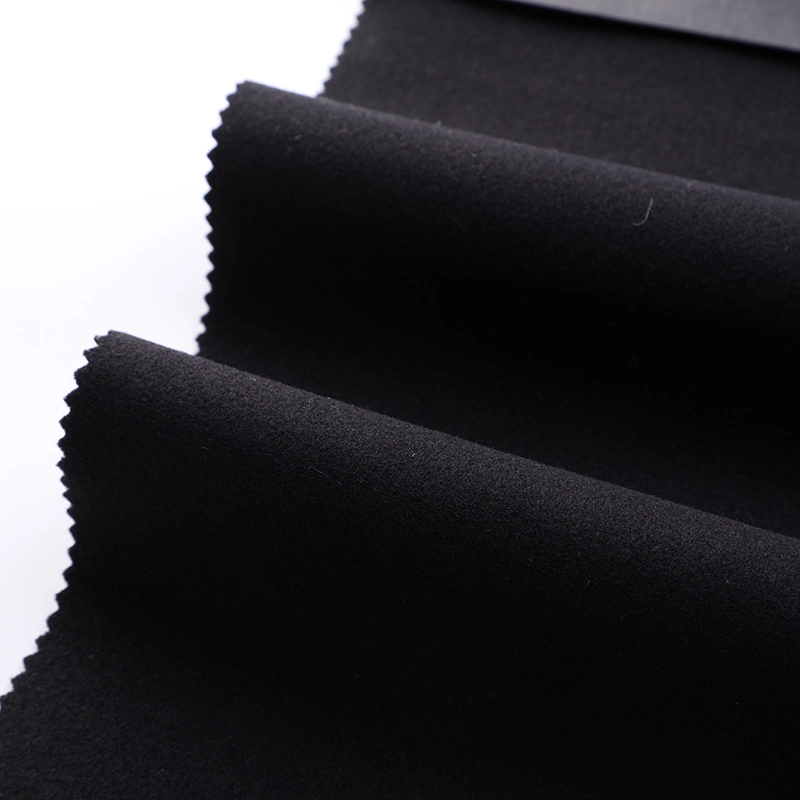 Factory Directly Sell Acrylics Plain Dye Woven Apparel Textile Fabric for Dress or Pants