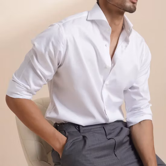 Wholesale Business Work Office Casual Shirts Cheap Long Sleeve Casual Plus Size Social Formal Dress Shirts for Mens