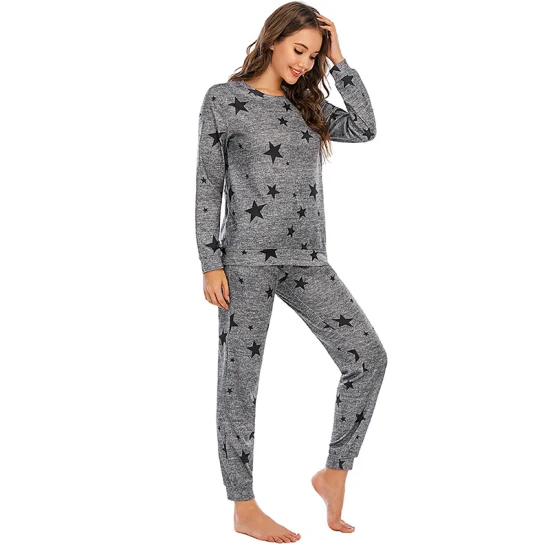 ODM Factory Luxus-Hot-Nachtwäsche-Pyjama, 2-teiliges Pyjama-Set für Damen