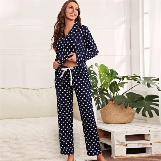 Frauen Babydoll Nachthemden Frauen Pyjama Set Baumwolle Frau Pyjamas Nachtwäsche